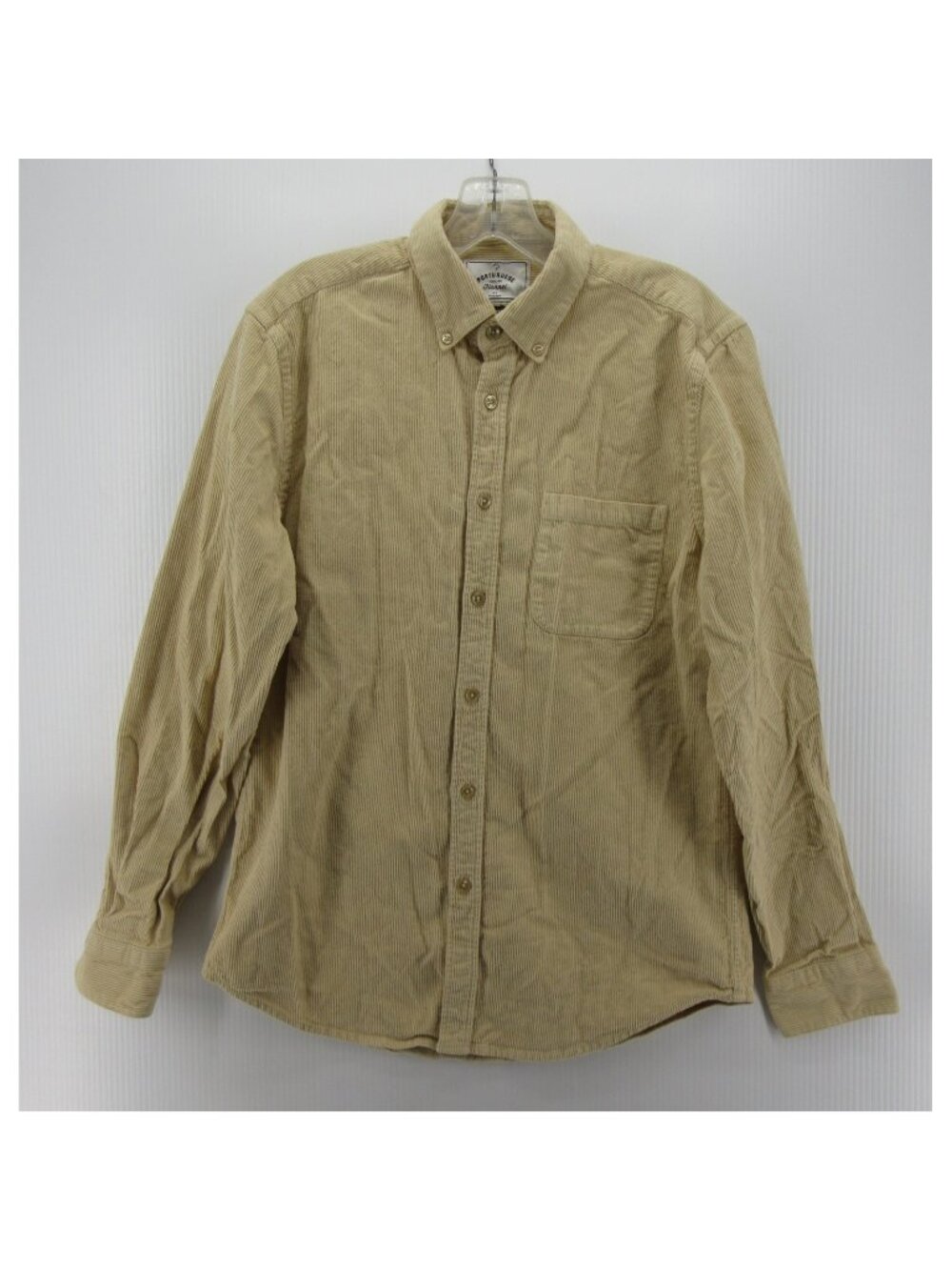 Portuguese Flannel Shirt Medium Corduroy Button Down Heritage Pocket